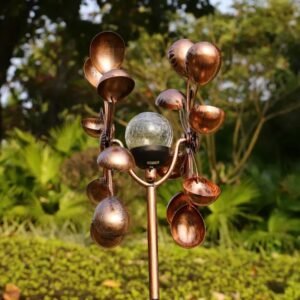 Lot De 6 Moulins à Vent De Jardin 14cm Colorés - Décoration Extérieure Enfants