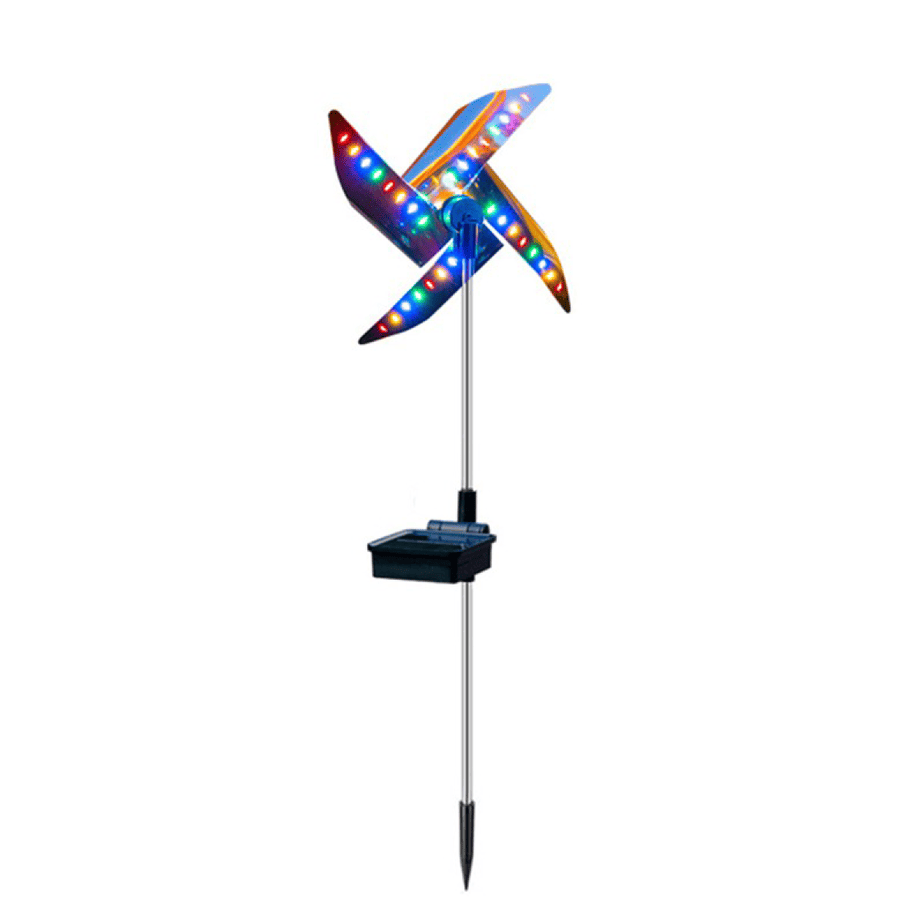Épouvantail Cigogne En Bois - Moulin à Vent Déco Jardin Anti-taupe Et Oiseaux | 120 Cm