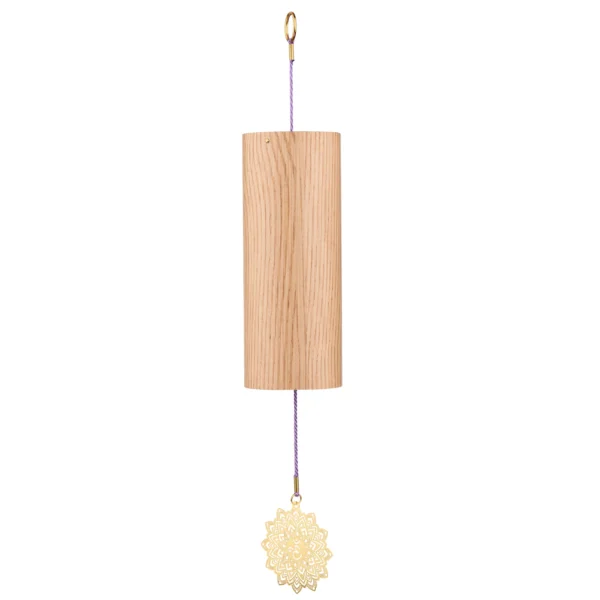 Carillon Éolien Bambou Naturel 7 Chakras Pour Méditation Zen
