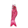 Banderole Carpe Satinée Rose 100 Cm Pour Festival Japonais